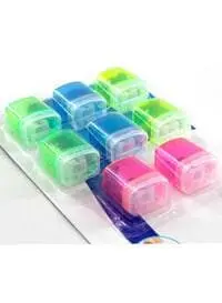 Rolly Toys 8 Pcs Manual Pencil Sharpener With Plastic Shell Steel Blade For School Home Office