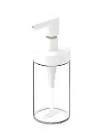 Generic Liquid Soap Dispenser Clear/White 10cm