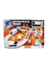 مجموعة لعب مسار الفضاء الخارجي للأطفال من رالي تعمل بالبطارية
