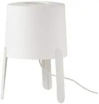 Generic Tvars Table Lamp, White