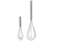 Whisk, set of 2, stainless steel