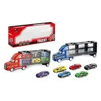 PowerJoy Vroom Trucky With 6 Pieces Diecast Cars