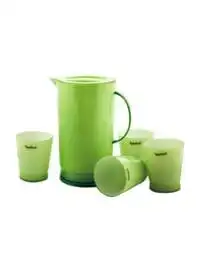 Royalford Water Jug With 4 Glasses Green Standard