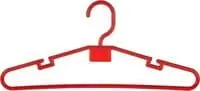 رويال فورد شماعات ملابس بلاستيك 5 قطع / احمر ، متنوعة