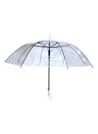 رولي تويز بمقبض طويل ومظلة شفافة مقاومة للماء قابلة للطي للأطفال