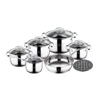 Royal ford stainless steel cookware set 12 pieces