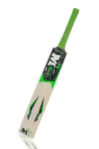 MG Kashmir Willow Ultimate Cricket Bat For Light/Hard Tennis And Leather Ball With Cover- Black/Green