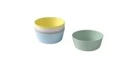 Bowl, mixed colours,6pack