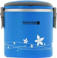 Royalford Stainless Steel Lunch Box 1.8L Blue, Multi