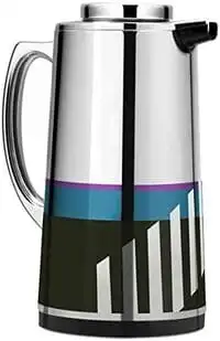 Royalford 1.6L Silver Vacuum Flask - Stainless Steel Keeping Hot/Cold Long Hour Heat/Cold Retention, Multi-Walled, Hot Water, Tea, Beverage, Ideal For Social Occasion & Outings