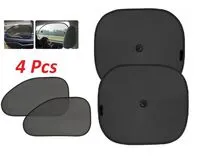 Generic Car Sunshade Covers Cover Universal Windscreen Folding Visor Reflector Windshield Auto Window Sun Shade Protector Accessories 2Pcs/4Pcs (Optionable)