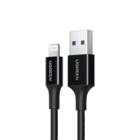 UGreen Charging and Sync Data Cable USB to Lightning 1m - Black