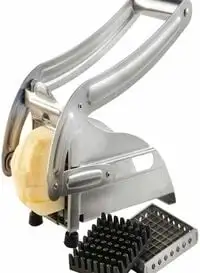Generic Potato Chipper With 2 Blades Silver