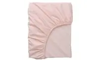 Generic Fitted Sheet, Light Pink/White160X200cm