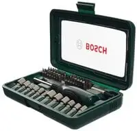 Bosch Screwdriver (Multi-Heads) + Screwdriver Heads Set 46 Pcs, 2607019504