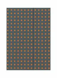Paper-Oh - Quadro Grey on Orange B6 Notebook(Unlined)