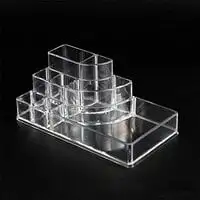 Generic Clear Acrylic Cosmetic Organizer Makeup Holder Display Jewelry Storage Case For Lipstick Liner Brush Holder