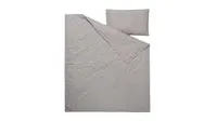 Generic غطاء لحاف 1 كيس مخدة لسرير الأطفال، نمط منقط، 110X125/35X55 سم