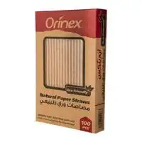 Orinex paper straws 100 pieces