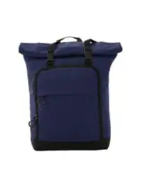 حقيبة ظهر Parajohn Rolltop Rucksack، حقيبة ظهر مقاومة للماء للنساء والرجال، حقيبة ظهر للسفر والعمل، أزرق
