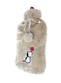 Biggdesign Hot Water Bag With Soft Plush Cover For Pain Relief