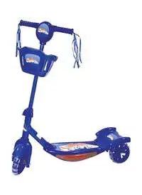 Generic 3-Wheel Kick Scooter With Storage Basket In Front Blue For Kids Fun Time 60X68X17cm