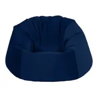 In House Niklas Velvet Bean Bag Chair - Small - Dark Blue