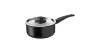 Saucepan with lid, black2 l