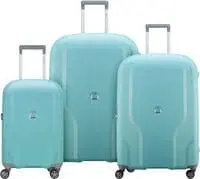 Delsey Clavel 4W 83/71/55cm Teal Blue, 55X40X20X 71X48X29X3.50 83X54X33X4.48