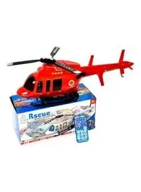 Rally Battery Operated Radio Remote Control R/C Helicopter Toy With Music & Light For Kids