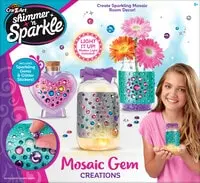 Shimmer N Sparkle اصنع مقتنياتك من الزجاج الملون