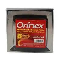 Orinex  plastic square plate 9 inch