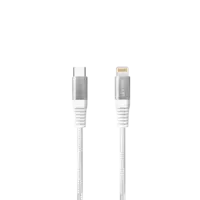 LEVORE كابل Type-C إلى iPhone 1m نايلون مجدول - أبيض