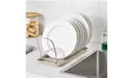 Dish drying rack, stainless steel, 12x32 cm