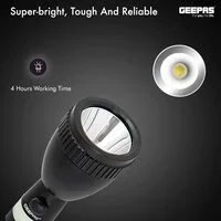 Geepas Gfl3803 287mm Torch Light (Black)