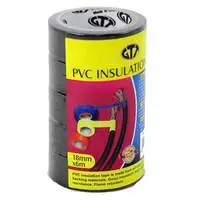 GTT PVC Insulation Tape Grey 0.018x6m Pack of 5