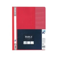Double A Report File A4 Red, Clear Front Report Covers Project File For School Office
