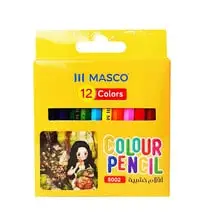 MASCO Smoother 12 Leads Colour Pencil, Assorted