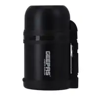 Geepas Geeepas Vacuum Flask, 0.6L - Stainless Steel Vacuum Bottle Keep Hot & Cold Antibacterial Topper & Cup - Perfect For Outdoor Sports, Fitness, Camping, Hiking, Office, School
