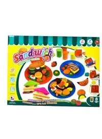Rally Play Dough Sandwich Making Clay Set Multicolor High Quality 3+ Years
