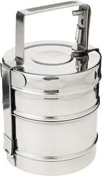 Royalford 2-Layer Stainless Steel Bombay Tiffin