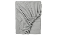 Fitted sheet, light grey80x200 cm
