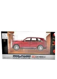 Rally 1:22 High Performance Design Die-Cast Model Car With Light And Sound Pull Back Toy