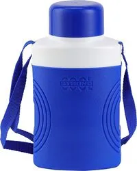 زجاجة مياه قوية باردة من رويال فورد 1.2 لتر- RF11344 زجاجة بلاستيكية فاخرة مع حزام متصل قوي وطويل الأمد للاستخدام في الأماكن المغلقة وفي الهواء الطلق أحمر