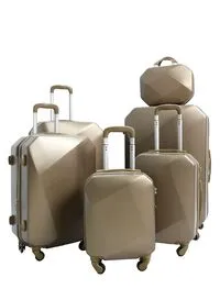 Morano 6-Piece ABS Spinner Luggage Trolley Set
