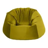In House Niklas Velvet Bean Bag Chair - Small - Gold