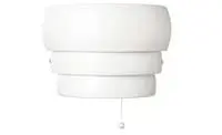 Wall lamp, wired-in installation, white