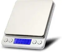 Generic Digital Kitchen Pocket Scale 2000G/0.01G High Precision Portable Food With Platform Lcd Display Tare And Pcs Features Back Lit