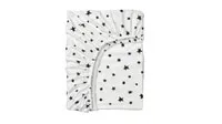 Generic Fitted Sheet, Star Pattern/White90X200cm