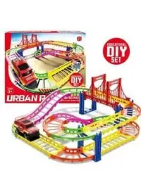Child Toy Battery Operated Urban Rail Track Playset Toy For Kids